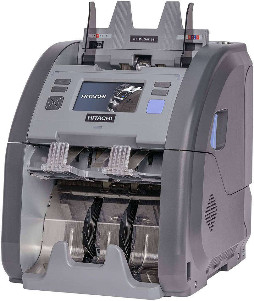 HITACHI IH-110 Currency Sorter – 4.3” Full Color LCD Touch Screen, Multi-Currency Mode, 40+ Currencies Capacity HITACHI IH-110 Currency Sorter – 4.3” Full Color LCD Touch Screen, Multi-Currency Mode, 40+ Currencies Capacity
